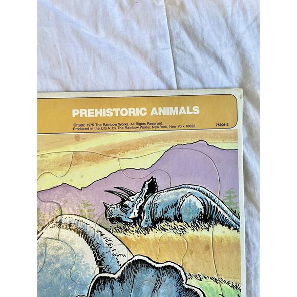 3 Whitman Puzzle Bundle - Secret Of Nimh & Dinos. Used, Complete, Vintage. 1982. - Picture 7 of 12